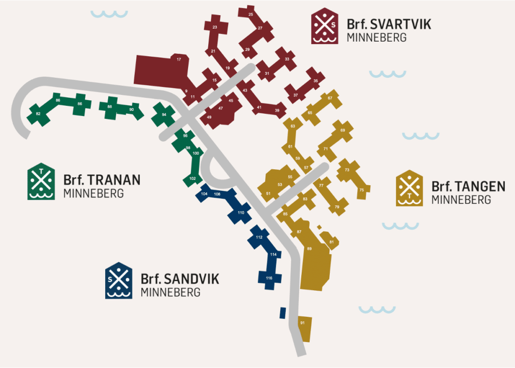 Karta Brfer i Minneberg