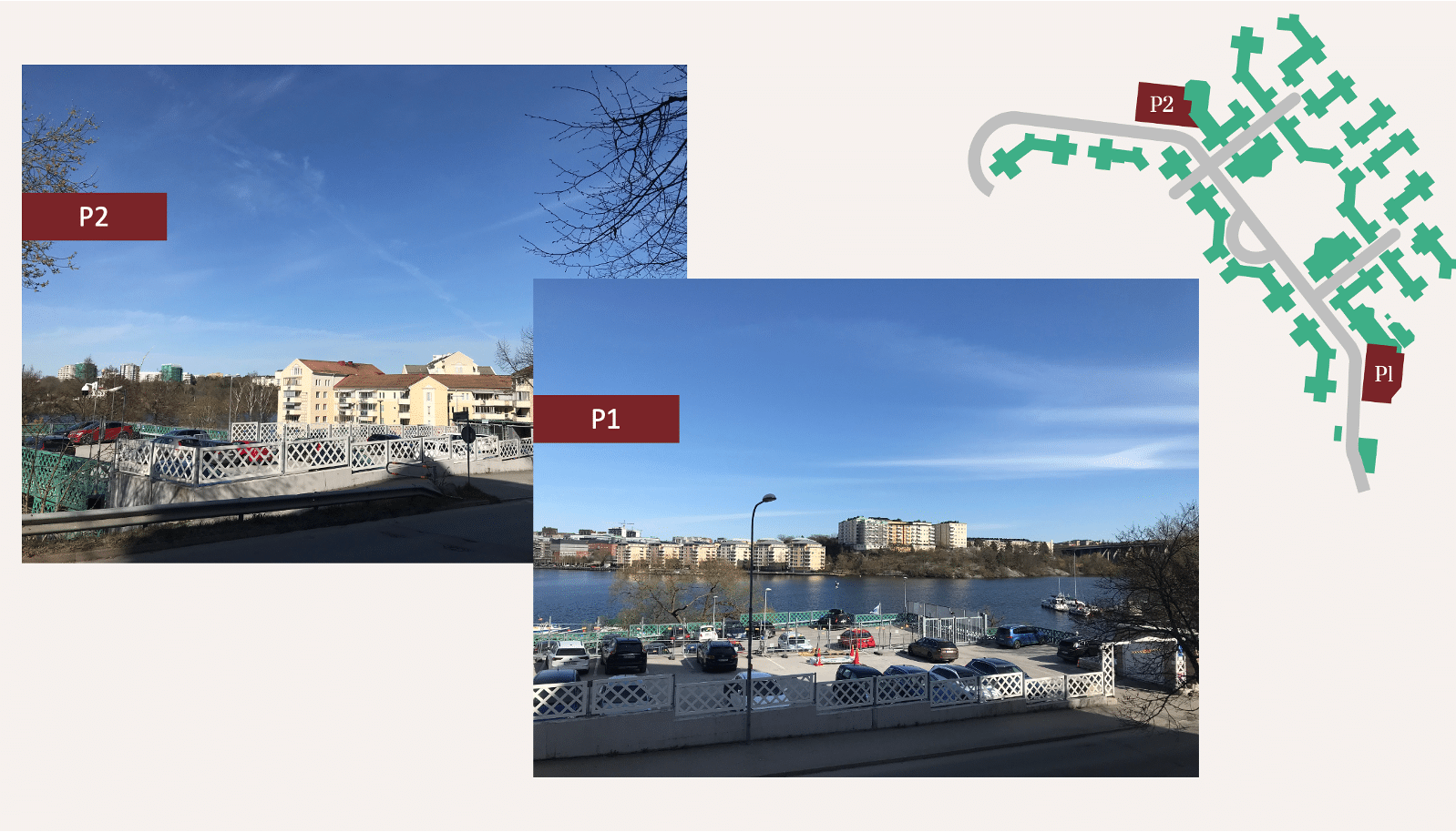 parkeringshus p1 och p2